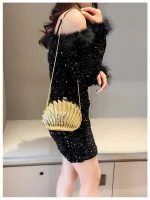accessoire doré pour femme
