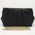 pochette vintage argentée