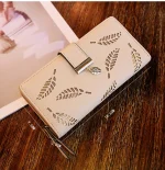 pochette polyvalente femme feuille d'or