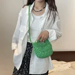 pochette TANDEY en matière naturelle