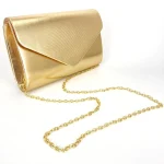 pochette dorée pour femme
