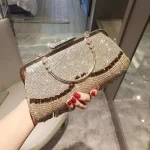 sac à main en diamant doré