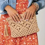 sac pochette femme en corde design PINCQUOT