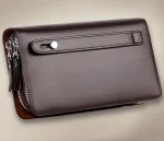 pochette cuir QUEIE avec poches