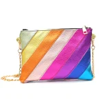 pochette design en cuir KAWAIYNEII