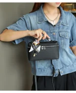 pochette polyvalente en cuir pour femme