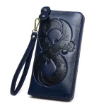 pochette en cuir femme design vintage