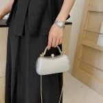 pochette élégante argenté pour femme