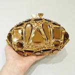 sac doré pour femme en cristal