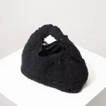accessoire mode femme crochet noir