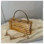 sac à main doré pour femme