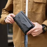 pochette homme pour cartes et billets