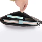 pochette en cuir artisanale WEILEI