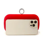 pochette élégante mariage femme avec bague