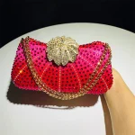 pochette élégante mariage strass