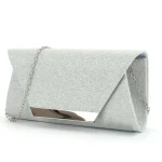 pochette argenté pour femme