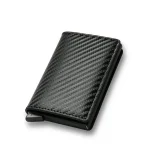 pochette homme élégante antivol en fibre de carbone