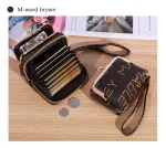 pochette compacte femme dragonne