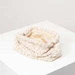 pochette crochet chic blanc cassé