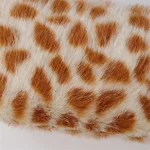 sac maquillage peluche doux et élégant