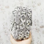 pochette de soirée pour femme style mariage nœud papillon