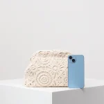 sac en crochet blanc cassé pour femme
