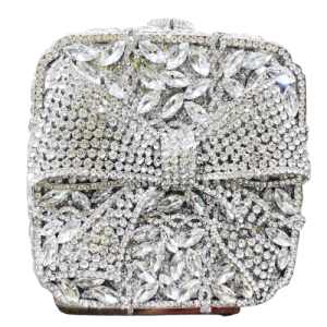 pochette mariage pour femme avec nœud papillon