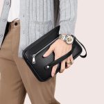 pochette en cuir pour accessoires homme SEEL