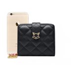 accessoire mode femme pochette portefeuille à fermeture éclair