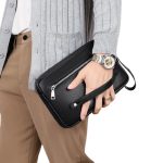pochette homme en cuir SEEL