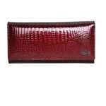portefeuille femme en cuir double fermeture éclair