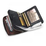 pochette en cuir fendu pour femme avec motif à carreaux