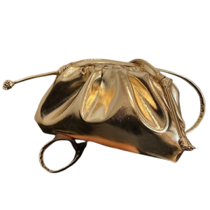 pochette dorée pour femme