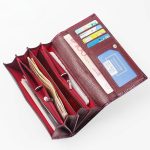 CUILLY pochette portefeuille en cuir