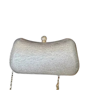 pochette argenté pour femme