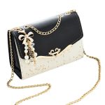 pochette bandoulière pour femme vedai à paillettes