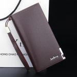 portefeuille homme EVEILYF en cuir à double fermeture éclair