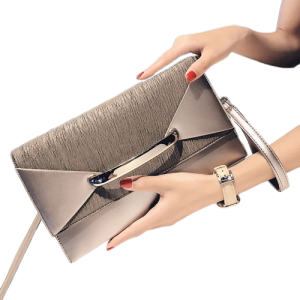 pochette femme en cuir enveloppe