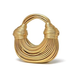 pochette dorée pour femme