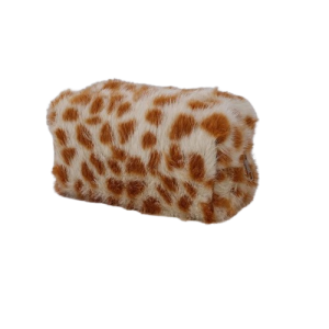 pochette maquillage sauvage peluche douce