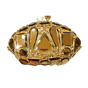 pochette dorée pour femme