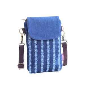 pochette téléphone en jean