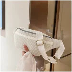 pochette femme AMIES en tissu côtelé