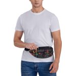 sac banane pour homme imprimé ethnic DAIGUO