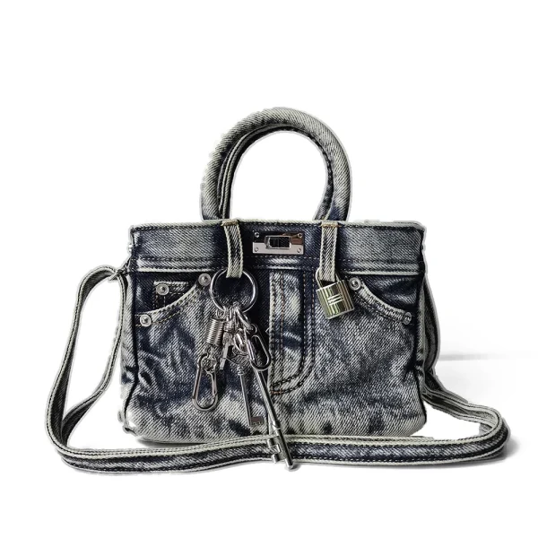 pochette femme en jean vintage