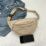 pochette banane femme design en velours
