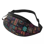 pochette banane avec design africain pour homme