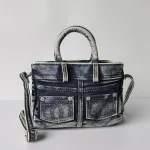 pochette en jean décontractée