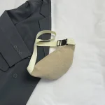 sac banane en velours côtelé pour femme