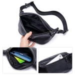 sac banane homme en cuir authentique